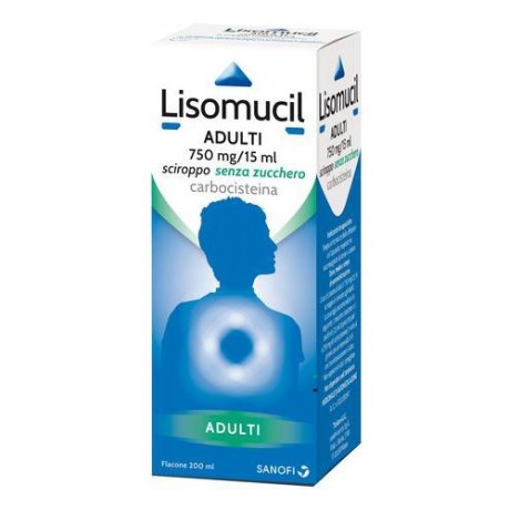 Lisomucil Adulti Scir200ml Senza Zucchero 750