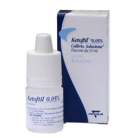 Ketoftil Collirio Flaconcino 10ml 0,5mg/ml