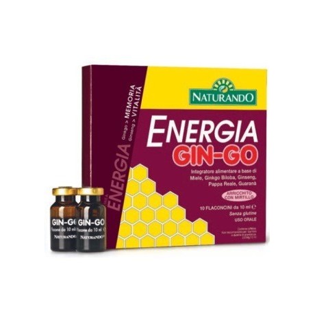 Energia Gin-go 10 Flaconcini Da 10 ml