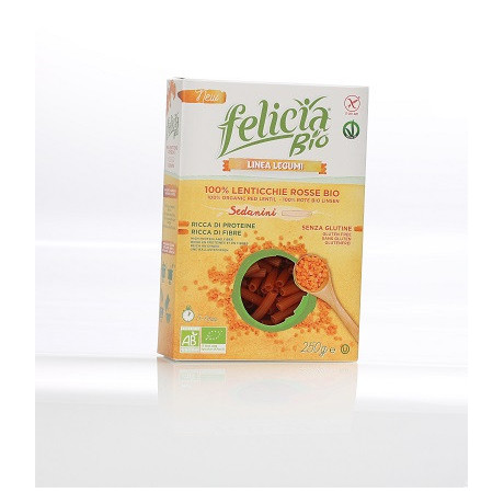 Felicia Bio Sedanini Lenticchie Rosse 250 g