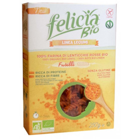 Felicia Bio Fusilli Di Lenticchie Rosse