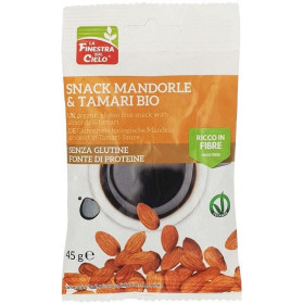 Fsc Snack Mandorle & Tamari Bio Vegan Adulti Alto Contenuto Di Fibre 45 g