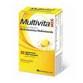 Multivitamix Effervescente Senza Zucchero E Senza Glutine 30 Compresse