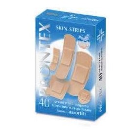 Cerotto Prontex Skin Strips 6 Formati Assortiti Astuccio 40 Pezzi