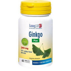 Longlife Ginkgo Plus 60 Tavolette