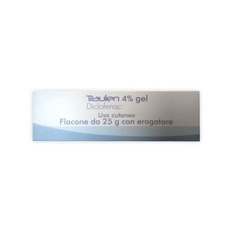 Traulen Gel Flaconcino 25g 4% C/erog