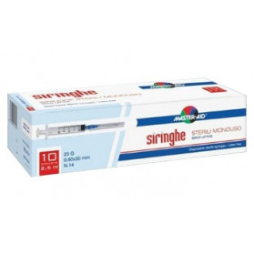 Siringa Per Venipuntura Master-aid 2,5 ml 10 Gauge 23 Pezzi