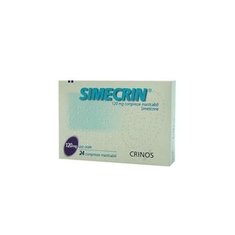 Simecrin 24 Compresse Masticabile 120mg