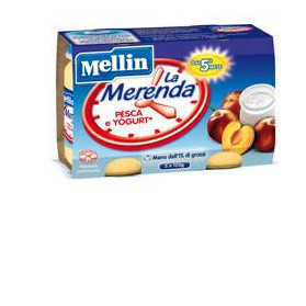 Mellin Merenda Yogurt Pesca 2 X 120 g