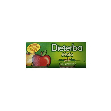 Dieterba Omogeneizzato Mela 3 Pezzi 80 g