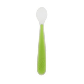 Chicco Cucchiaio Morbido Silicone 6m+ Verde Up