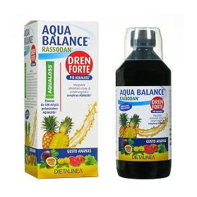Aqua Balance Rassodan Dren Forte Gusto Ananas 500 ml Dietalinea + Aqualoss 2,8 g