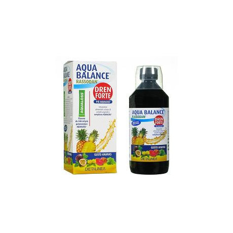 Aqua Balance Rassodan Dren Forte Gusto Ananas 500 ml Dietalinea + Aqualoss 2,8 g