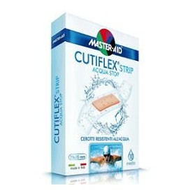 Cerotto Master-aid Cutiflex Strip Trasparente Impermeabile Supporto In Poliuretano Grande 10 Pezzi