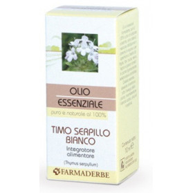 Farmaderbe Olio Essenziale Timo Serpillo Bianco 10 ml