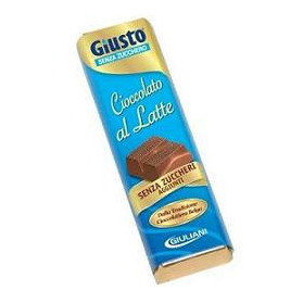 Giusto Senza Zucchero Cioccolato Latte 42 g