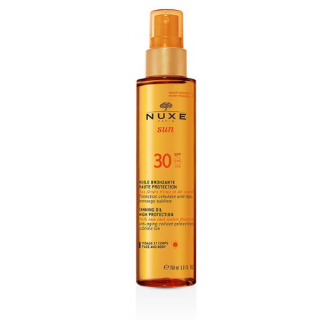 Nuxe Sun Huile Bronzante Spf 30 150 ml