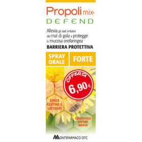 Propoli Mix Defend Spray Orale Forte 30 ml Sapore Menta