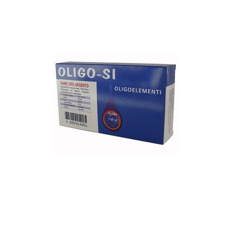 Oligo Si Rame Oro Argento 20 Fiale 2ml