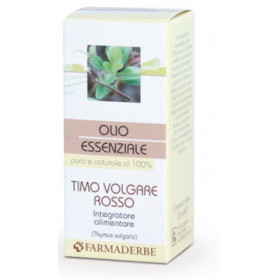 Farmaderbe Olio Essenziale Timo Volgare Rosso 10 ml