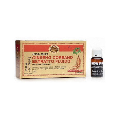 Ginseng Jnsa Mirtillo 10 Fiale 10 ml