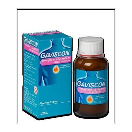 Gaviscon Uso Orale 500mg+267mg/10ml