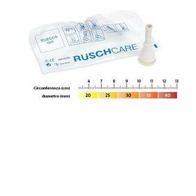 Catetere Esterno Ruecco Tipo Condom In Lattice Sintetico Wirupren Con Sistema Di Raccordo 30mm 30 Pezzi