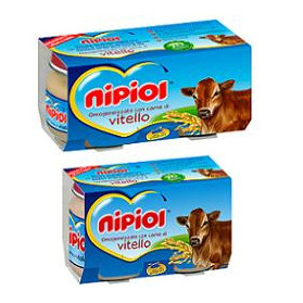 Nipiol Omogeneizzato Vitello 80 g 2 Pezzi