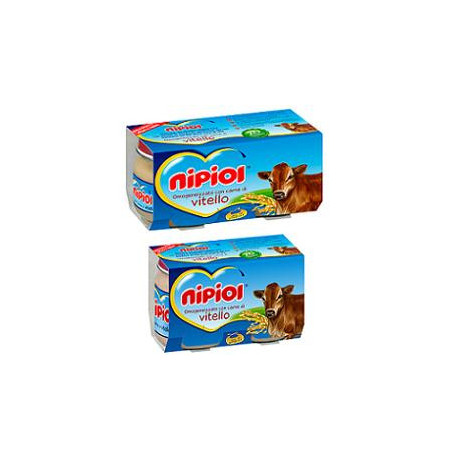 Nipiol Omogeneizzato Vitello 80 g 2 Pezzi