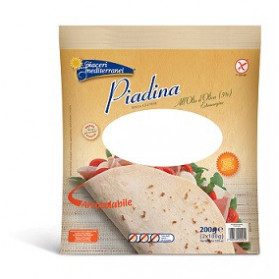 Piaceri Mediterranei Piadina Olio D'oliva 200 Grammi