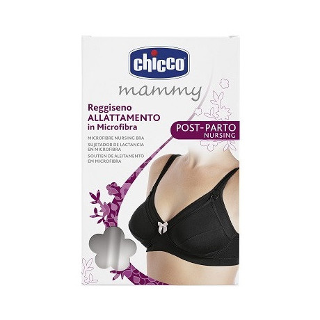 Chicco Mammy Reggiseno Microfibra Allattamento Nero 3c