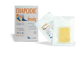 Medicazioni Speciale Attiva Con Idrogel Diapodil Dressing Misura 5x7,5cm Confezione Da 3pezzi Classe 2b