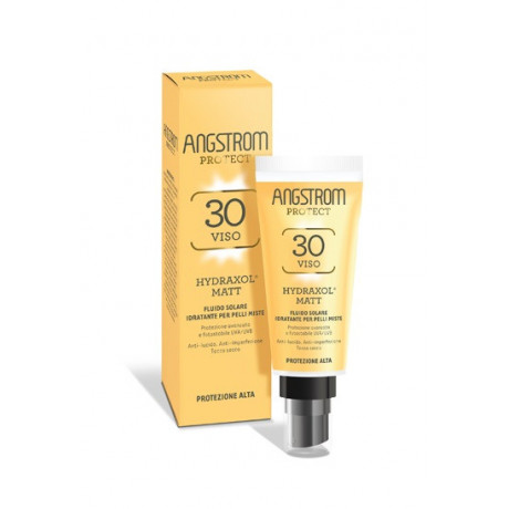 Angstrom Protect Hydraxol Matt Fluido Solare Protezione 30 40 ml