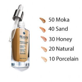 Rilastil Maquillage Fondotinta Siero Idratante Protettivo 40 30 ml