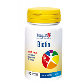 Longlife Biotin 900 Microgrammo 100 Compresse