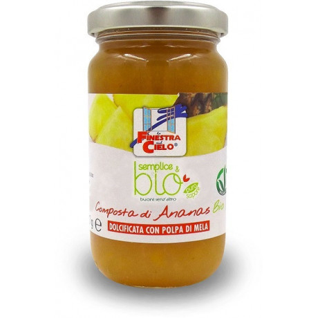 Composta Di Ananas Bio Con Polpa Di Mela Bio 220 g