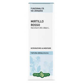 Mirtillo Rosso Foglie Soluzione Idroalcolica 50 ml Ebv