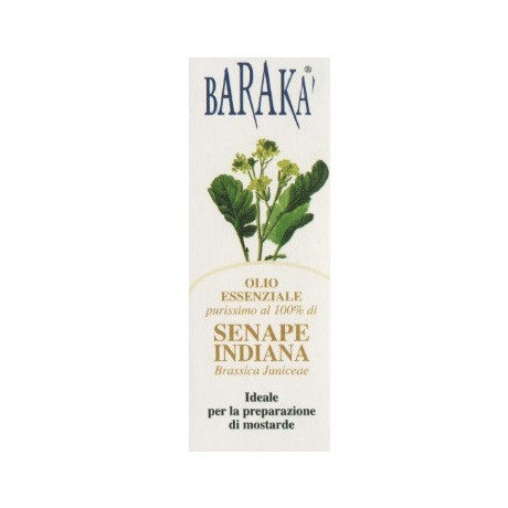 Baraka' Olio Essenziale Senape Grado Alimentare 12 ml