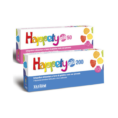 Happety Piu 200 7 Flaconcini 200 mg