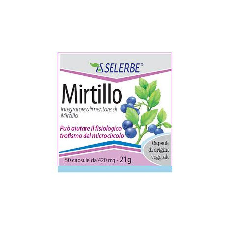 Selerbe Mirtillo Estratto Secco Titolato 50 Capsule