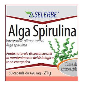 Selerbe Spirulina Alga Estratto Secco Titolato 50 Capsule