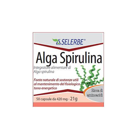 Selerbe Spirulina Alga Estratto Secco Titolato 50 Capsule