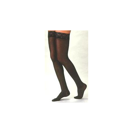 Albert Andre' Articolo 434 Calza Autoreggente A-g 140 Den. Maglia Rete Lycra Mm Hg 14-18 Colore Nero Taglia 4
