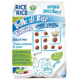 Rice&rice Bolle Di Riso Al Cacao 150 g Senza Lievito