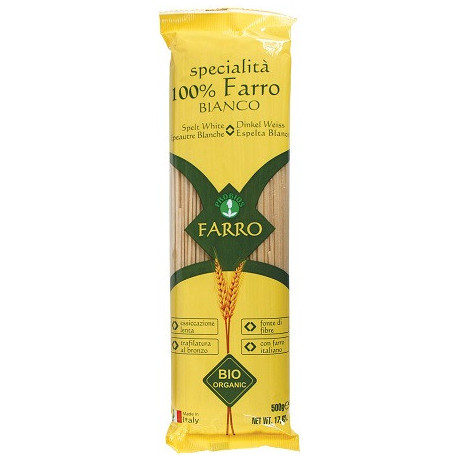 Pasta 100% Farro Bianca Spaghetti 500 g