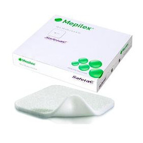 Schiuma Di Poliuretano Assorbente Con Strato Di Contatto In Silicone Morbido Mepilex 20x20cm 5 Pezzi