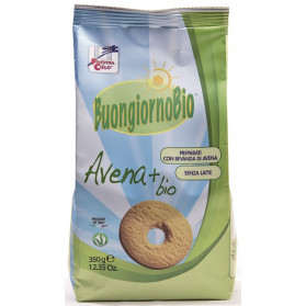 Fsc Buongiornobio Biscotti All'avena+ Bio Vegan Senza Latte 350 g