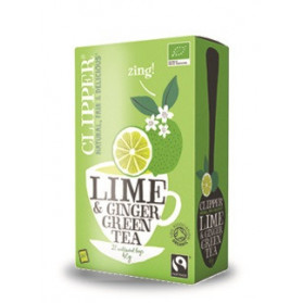 Clipper Te' Verde Al Lime & Zenzero Bio 20 Filtri 40 g