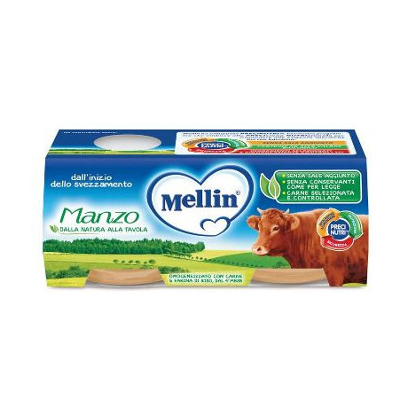 Mellin Omogeneizzato Manzo 2x120 g