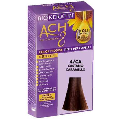 Biokeratin Ach8 Color Prodige 4/ca Castano Caramello